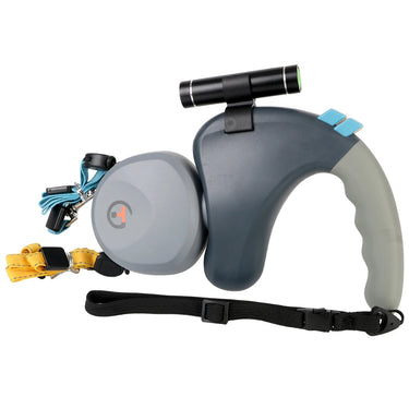 Dual Dog Leash with Flashlight